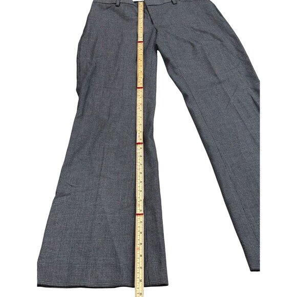 Gap Perfect Trouser Glen Plaid Stretch Wide-Leg Pants 00R - Picture 6 of 11